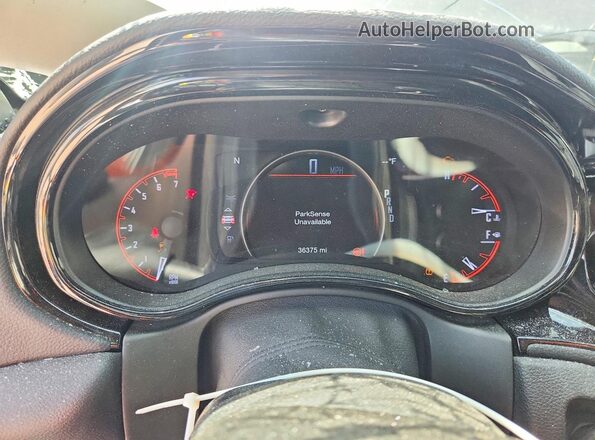 1C4RDJFG5MC724454 2021 DODGE DURANGO Black ხელსაწყოთა პანელის ხედი