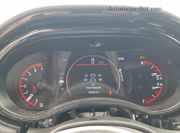 1C4RDJFG5PC578254 2023 DODGE DURANGO Gray ხელსაწყოთა პანელის ხედი