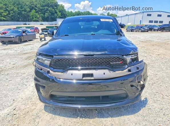 1C4RDJFG5PC590131 2023 DODGE DURANGO Black Вид спереду