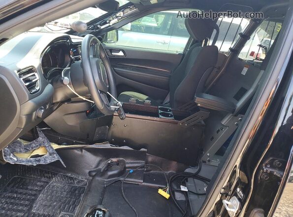 1C4RDJFG6PC603758 2023 DODGE DURANGO Черный Вид салона спереди