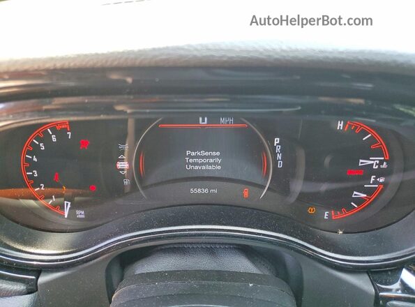 1C4RDJFG6PC603758 2023 DODGE DURANGO Черный Вид щитка приборов