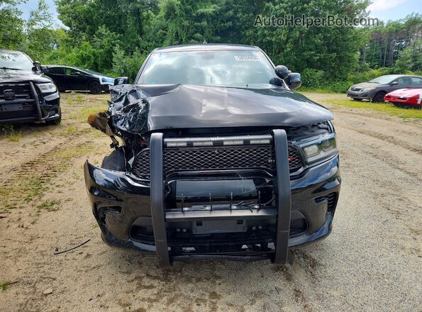 1C4RDJFG6PC603758 2023 DODGE DURANGO Черный Вид спереди