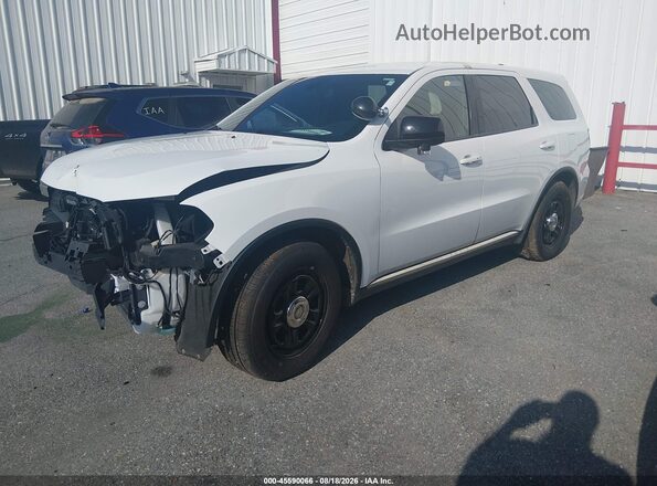 1C4RDJFG6PC678430 2023 DODGE DURANGO Белый Передняя левая четверть