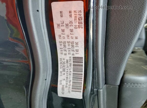 1C4RDJFG8LC309093 2020 DODGE DURANGO Black VIN კოდის სტიკერის ხედი