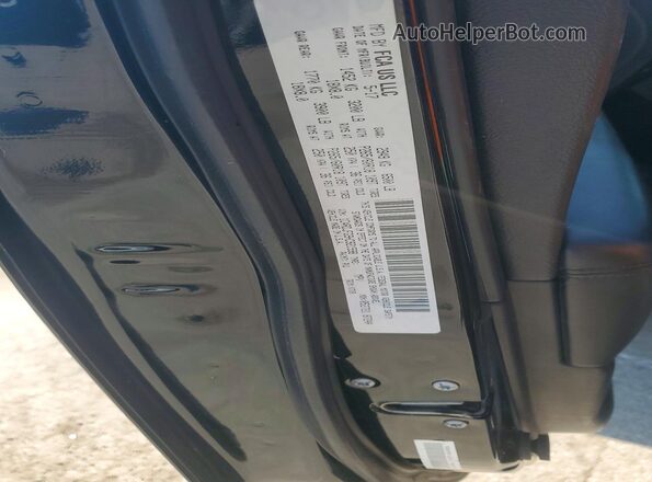 1C4RDJFG9HC921598 2017 DODGE DURANGO Black Вид наклейки з VIN-кодом