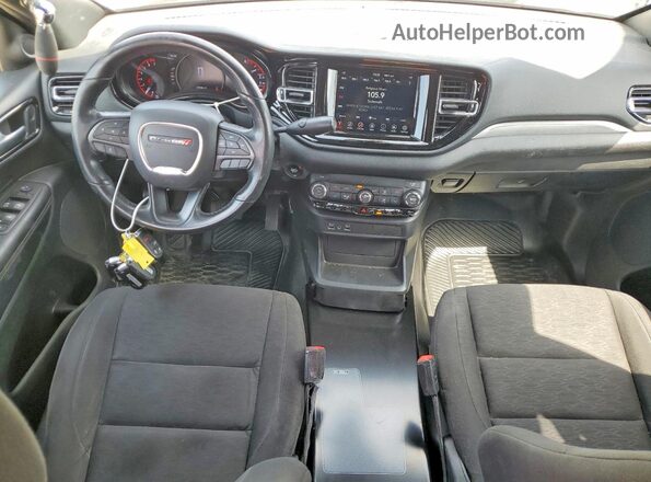1C4RDJFG9PC567824 2023 DODGE DURANGO White Առջևի վահանակի տեսք