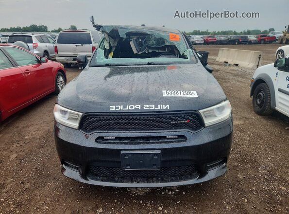 1C4RDJFGXKC764896 2019 DODGE DURANGO Black Вид спереду