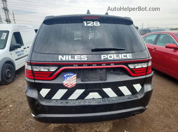 1C4RDJFGXKC764896 2019 DODGE DURANGO Black Вид ззаду