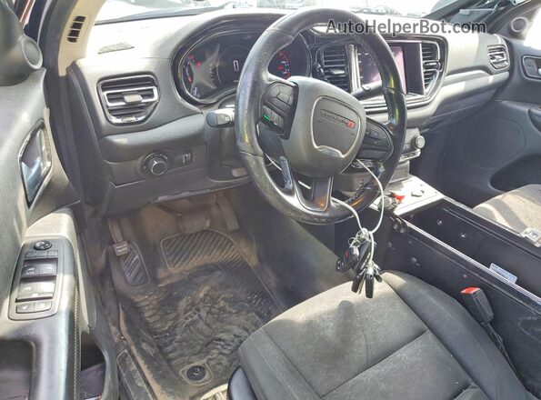 1C4RDJFGXMC695937 2021 DODGE DURANGO Black Widok deski rozdzielczej