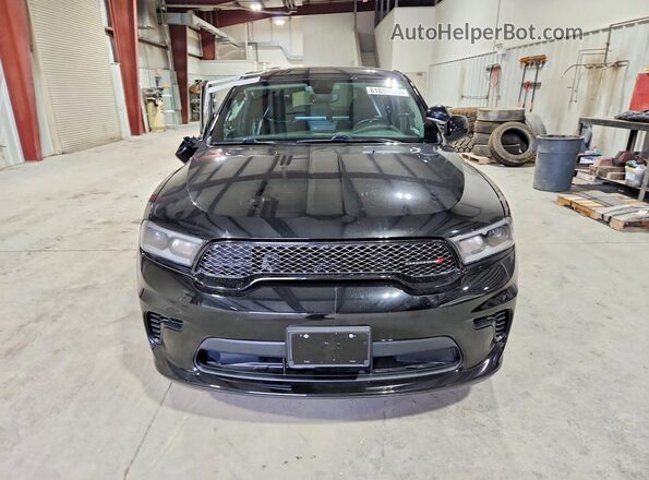 1C4RDJFGXMC695937 2021 DODGE DURANGO Black Widok z przodu