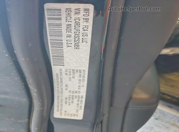 1C4RDJFGXSC524859 2025 DODGE DURANGO Two Tone Вид підкапотного простору