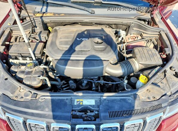 1C4RJEAG0HC674866 2017 JEEP GRAND Burgundy Vista del compartimento del motor