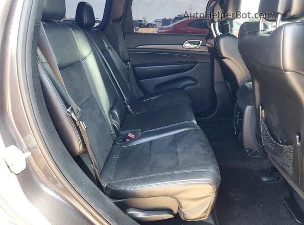 1C4RJEAG0HC707896 2017 JEEP GRAND Charcoal Rear interior view