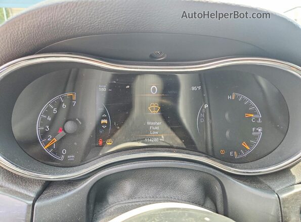 1C4RJEAG0JC201054 2018 JEEP GRAND Gray Instrument cluster view