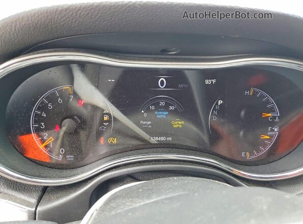 1C4RJEAG2JC175301 2018 JEEP GRAND Black Вид щитка приладів