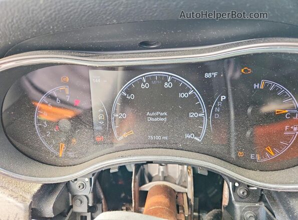 1C4RJEAG2KC596842 2019 JEEP GRAND Серый Вид щитка приборов