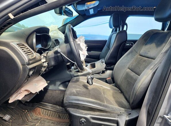1C4RJEAG2KC596842 2019 JEEP GRAND Серый Вид салона спереди