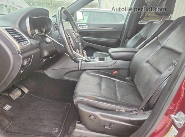 1C4RJEAG3KC731939 2019 JEEP GRAND Maroon Вид салону спереду