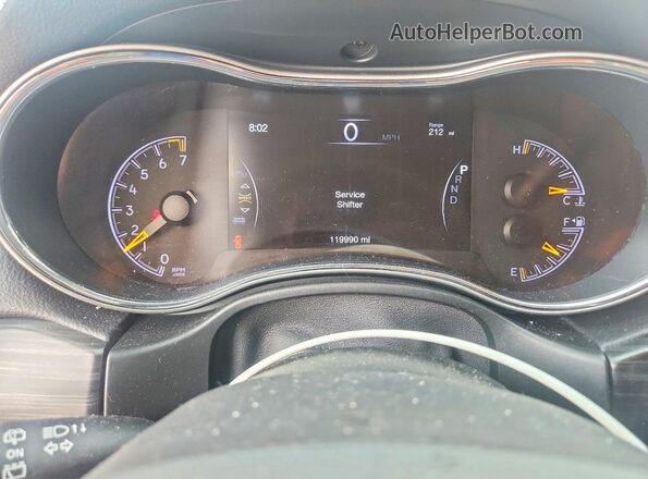 1C4RJEAG3KC731939 2019 JEEP GRAND Maroon Вид щитка приладів