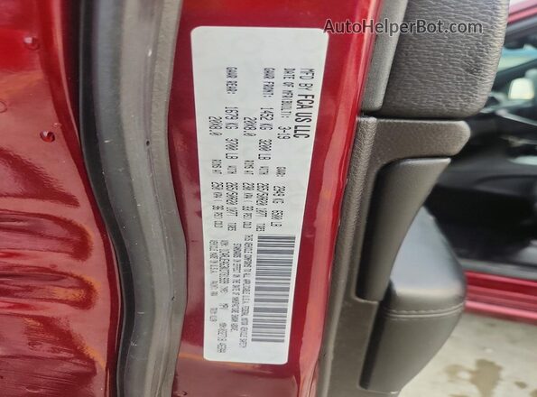 1C4RJEAG3KC731939 2019 JEEP GRAND Maroon Вид наклейки з VIN-кодом
