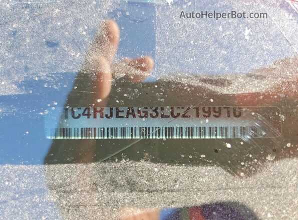 1C4RJEAG3LC219910 2020 JEEP GRAND Серый Вид наклейки с VIN-кодом