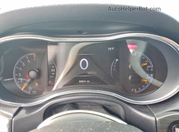 1C4RJEAG4HC868624 2017 JEEP GRAND Серый Вид щитка приборов