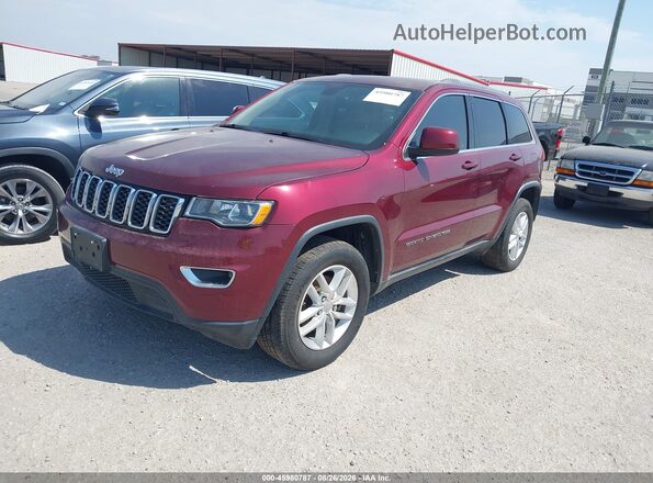 1C4RJEAG4JC275643 2018 JEEP GRAND CHEROKEE Red Առջևի ձախ երեք քառորդ տեսարան