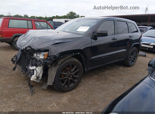 1C4RJEAG4JC338949 2018 JEEP GRAND CHEROKEE Black Առջևի ձախ երեք քառորդ տեսարան