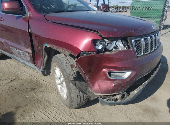 1C4RJEAG4KC851734 2019 JEEP GRAND CHEROKEE Burgundy Vista frontal