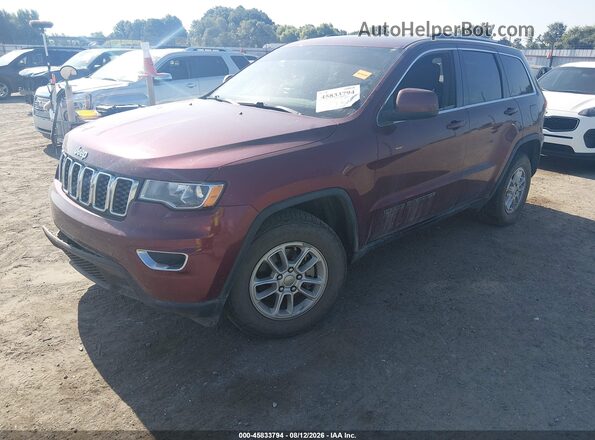 1C4RJEAG4KC851734 2019 JEEP GRAND CHEROKEE Burgundy Vista tres cuartos delantera izquierda