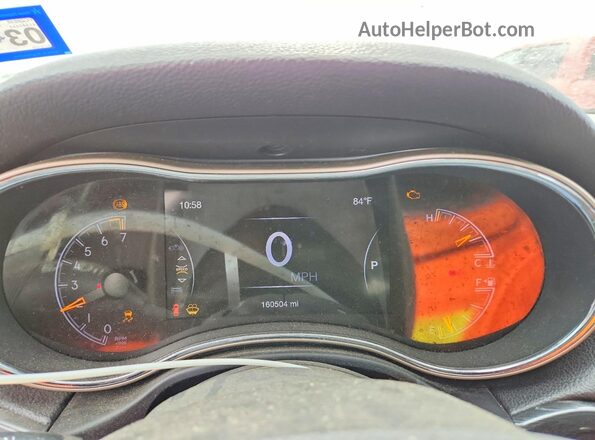 1C4RJEAG6HC614574 2017 JEEP GRAND Gray Instrument cluster view