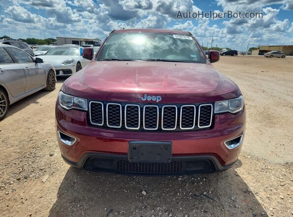 1C4RJEAG6HC621525 2017 JEEP GRAND Maroon წინა ხედი