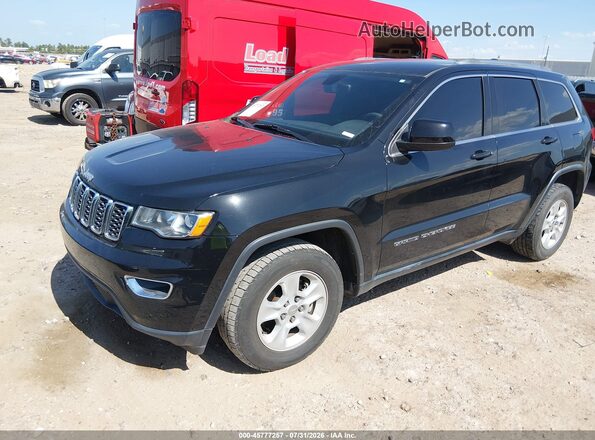 1C4RJEAG7HC626314 2017 JEEP GRAND CHEROKEE Черный Передняя левая четверть