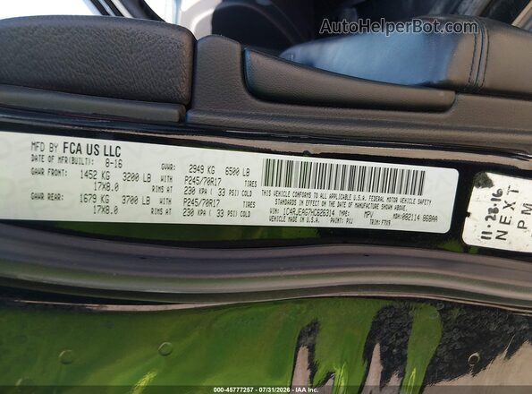1C4RJEAG7HC626314 2017 JEEP GRAND CHEROKEE Черный Вид подкапотного пространства