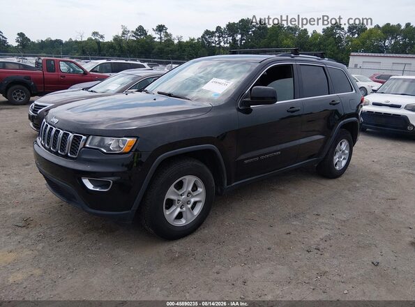1C4RJEAG7HC722170 2017 JEEP GRAND CHEROKEE Черный Передняя левая четверть