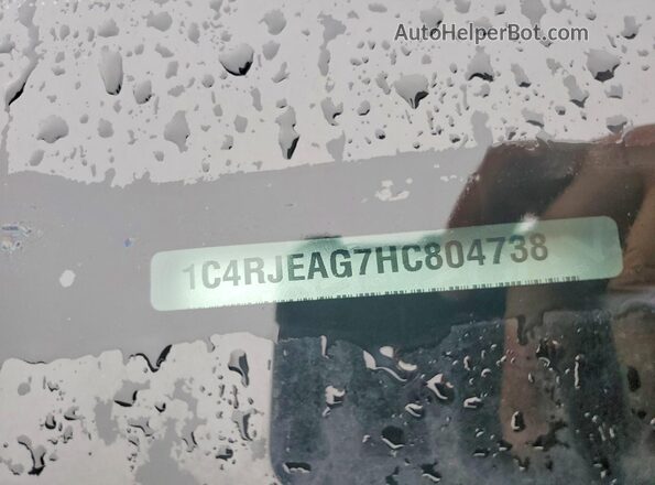 1C4RJEAG7HC804738 2017 JEEP GRAND Черный Вид подкапотного пространства