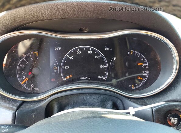 1C4RJEAG7HC877365 2017 JEEP GRAND Black Вид щитка приладів
