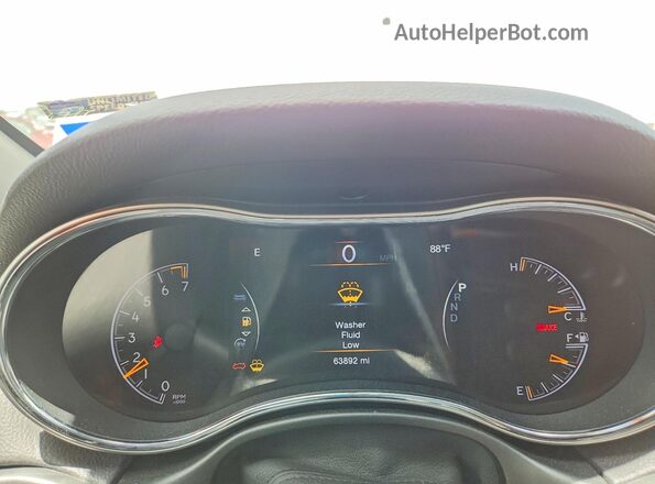 1C4RJEAG7LC212037 2020 JEEP GRAND White Instrument cluster view