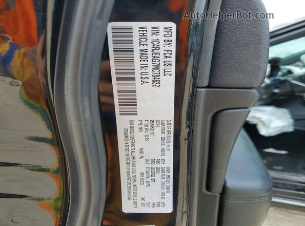 1C4RJEAG7MC784632 2021 JEEP GRAND Black Widok naklejki z numerem VIN
