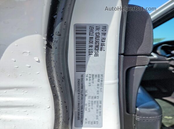 1C4RJEAG7MC813465 2021 JEEP GRAND White Vista de la etiqueta del VIN