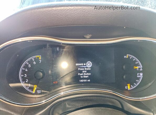 1C4RJEAG8HC647799 2017 JEEP GRAND Gray ხელსაწყოთა პანელის ხედი