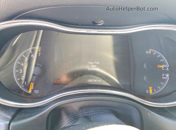 1C4RJEAG8KC596621 2019 JEEP GRAND Black Instrument cluster view