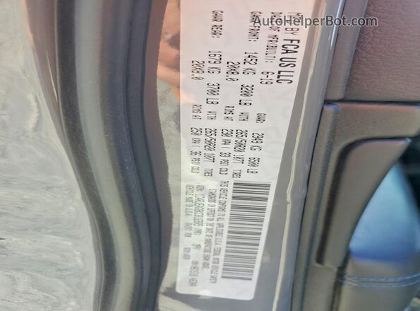 1C4RJEAG8KC816985 2019 JEEP GRAND Gray Vista del compartimento del motor