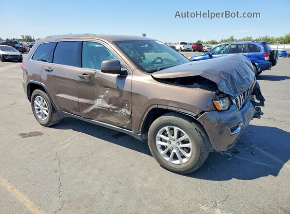 1C4RJEAG8MC540309 2021 JEEP GRAND Brown Front right
