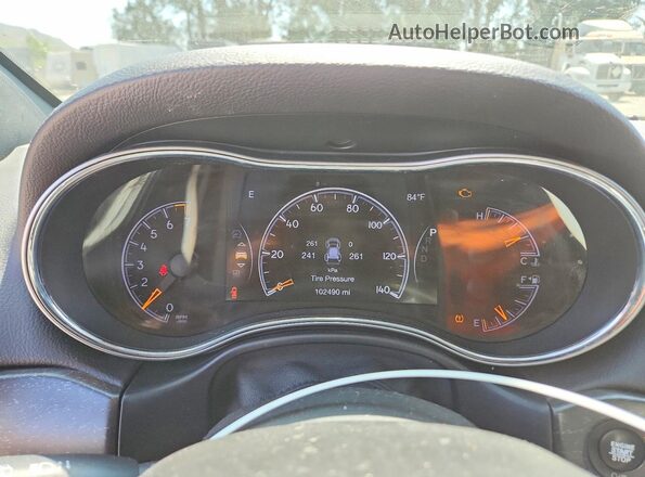 1C4RJEAG9HC708027 2017 JEEP GRAND White ხელსაწყოთა პანელის ხედი