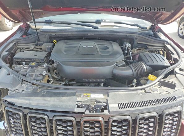 1C4RJEAG9JC216619 2018 JEEP GRAND Red Vista del compartimento del motor