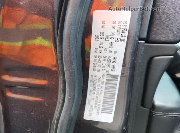 1C4RJEAG9JC253248 2018 JEEP GRAND Charcoal VIN კოდის სტიკერის ხედი