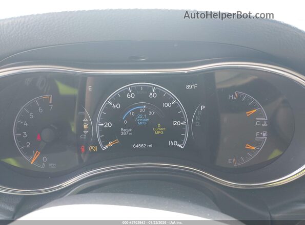 1C4RJEAG9LC439164 2020 JEEP GRAND CHEROKEE White უკანა სავარძლების ხედი