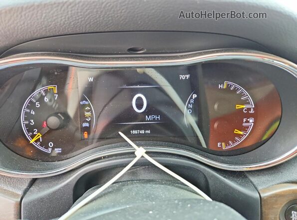 1C4RJEAGXHC903165 2017 JEEP GRAND White Instrument cluster view
