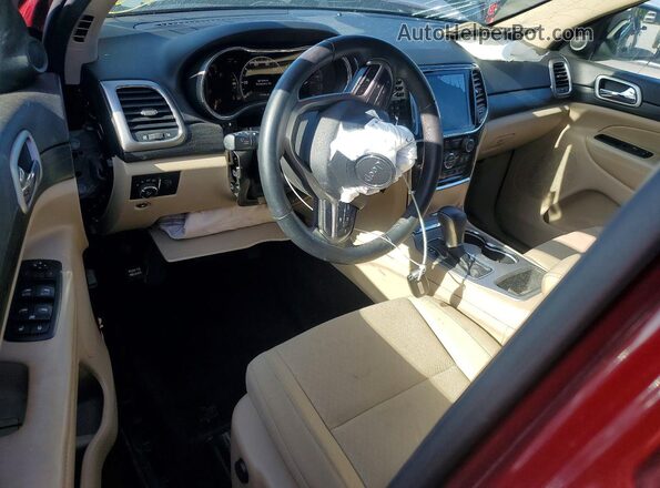 1C4RJEAGXKC543712 2019 JEEP GRAND Red Առջևի վահանակի տեսք